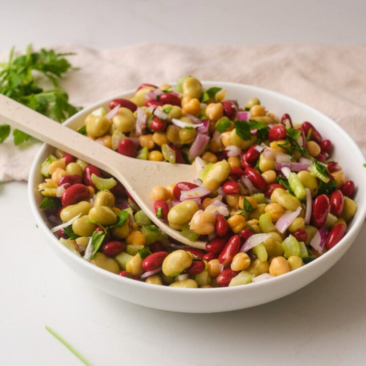classic three bean salad dressing Three Bean Salad